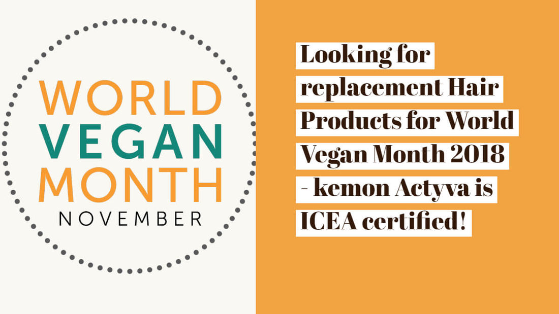 Kemon Actyva - World Vegan Month 2018 - Shampoos and Conditioner