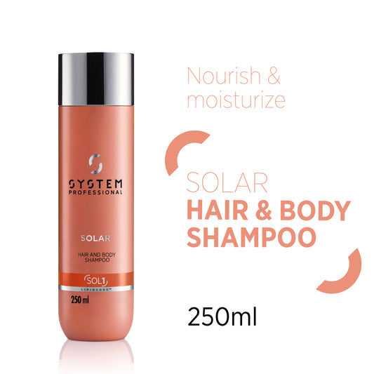 System Professional Solar Hair and Body Shampoo 250ml